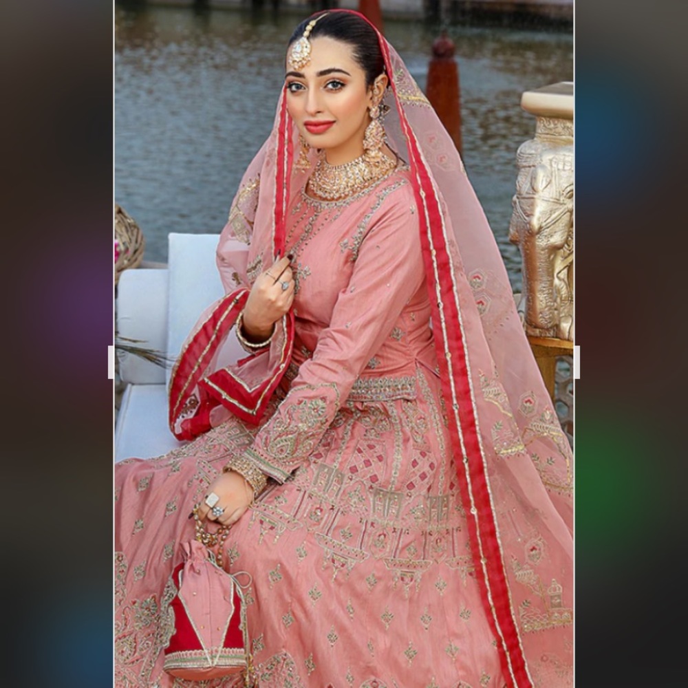 Lehnga dress for wedding, nice colour and very elegant